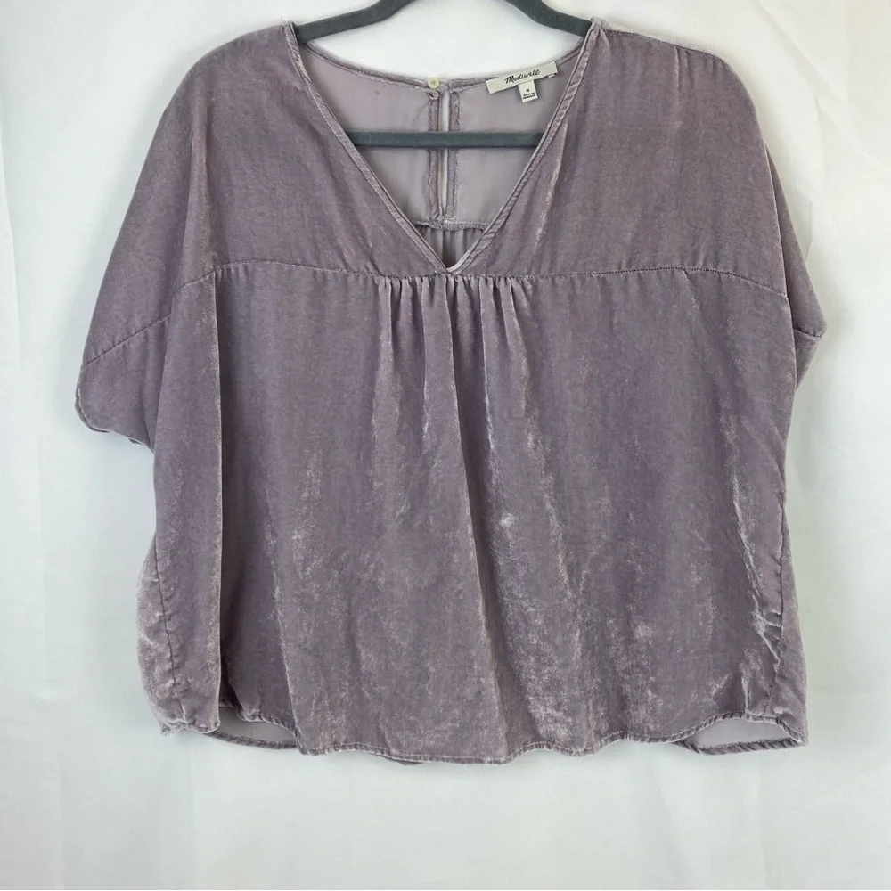 Madewell Velvet Rhyme Top - Picture 1 of 13